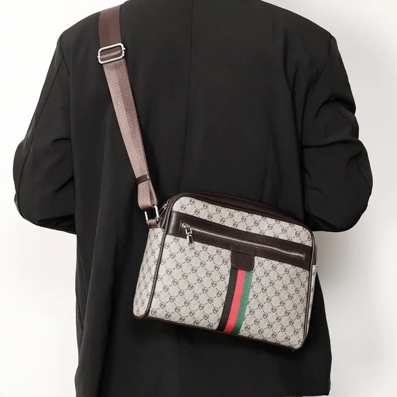 Monogram Crossbody Bag Letter Printed