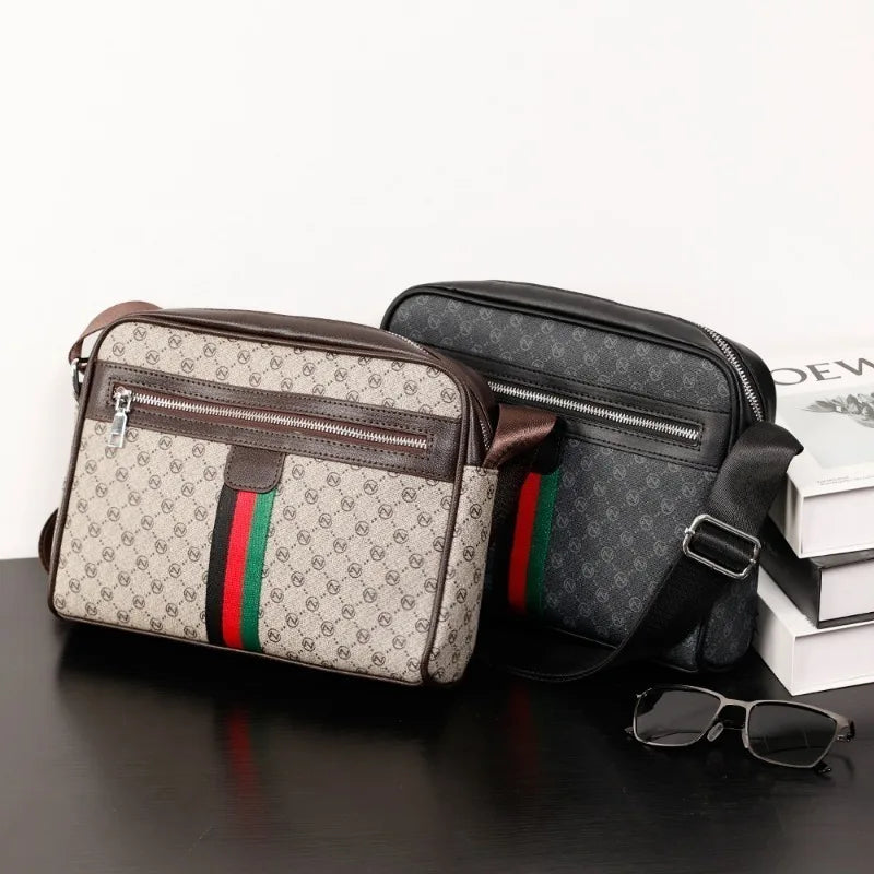 Monogram Crossbody Bag Letter Printed