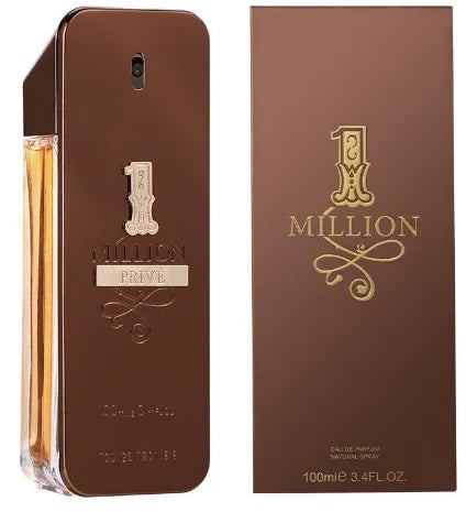 1:1 Million Lucky Priv By Paco Rabanne Eau De Toilette 100 ml Cologne New in Box