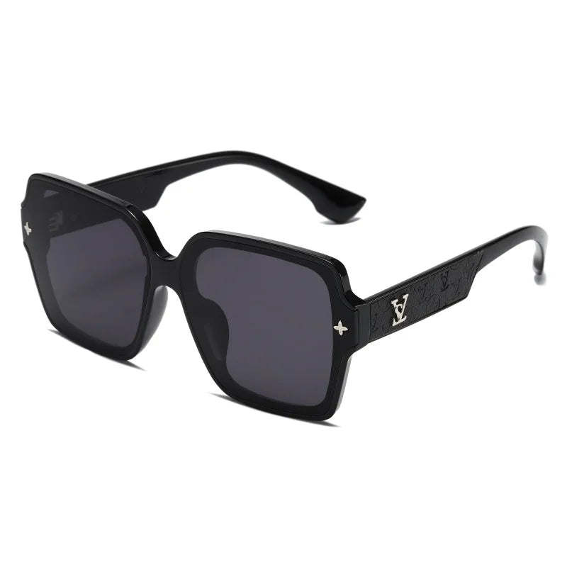 brand Square Frame Sunglasses