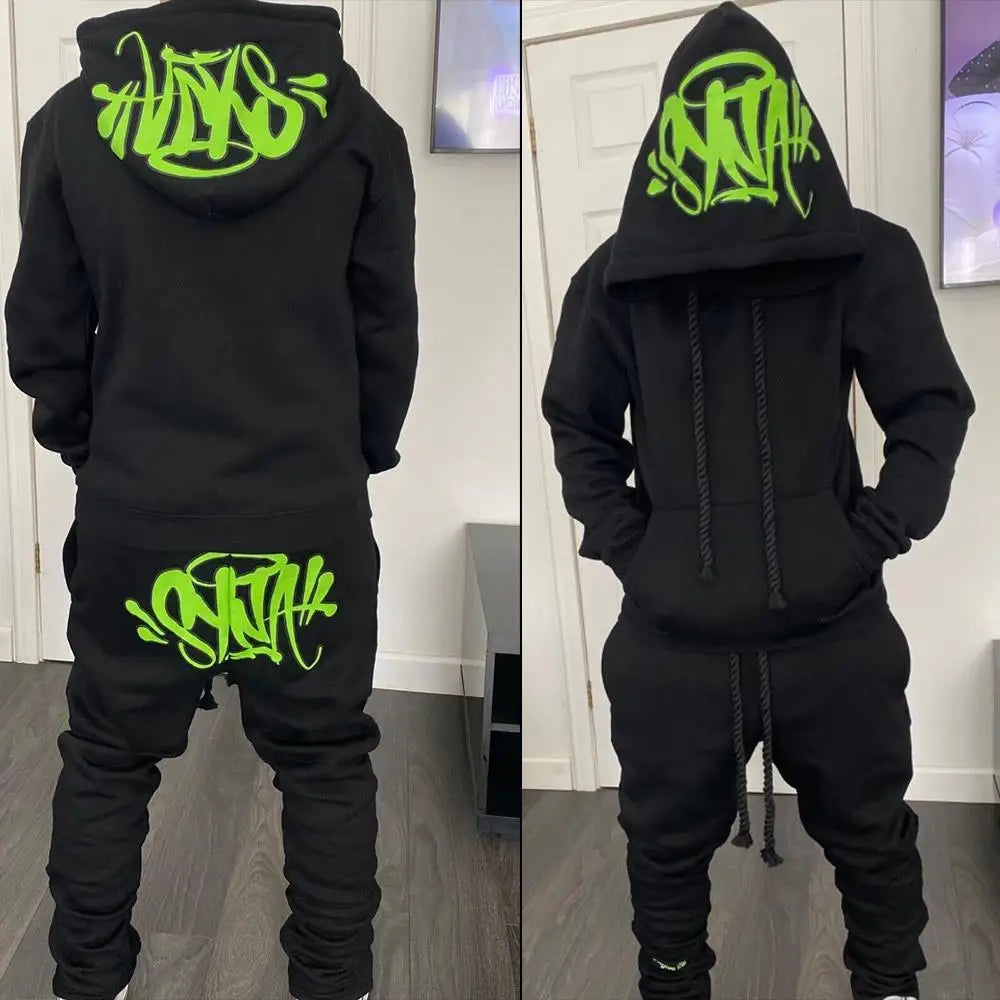 Brand Tracksuit Central Cee Cotton Hoodie