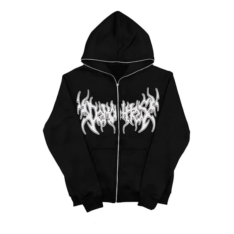 Zip Up Streetwear Y2K Hoodie