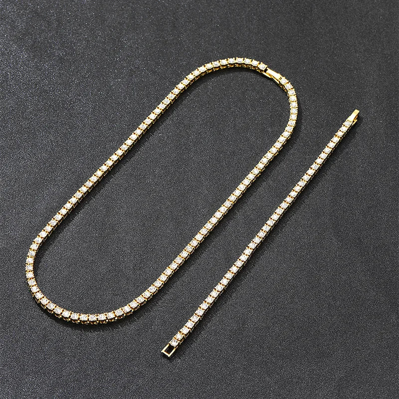 Iced Out 4mm Tennis Chain 18/20inch