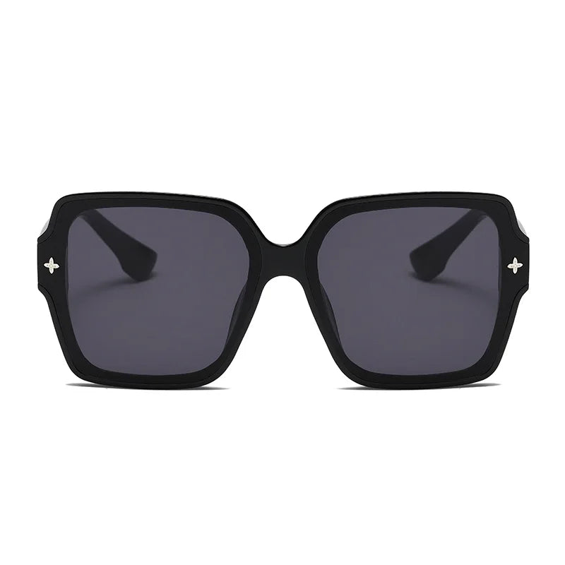 brand Square Frame Sunglasses