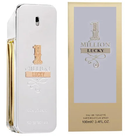 1:1 Million Lucky Priv By Paco Rabanne Eau De Toilette 100 ml Cologne New in Box