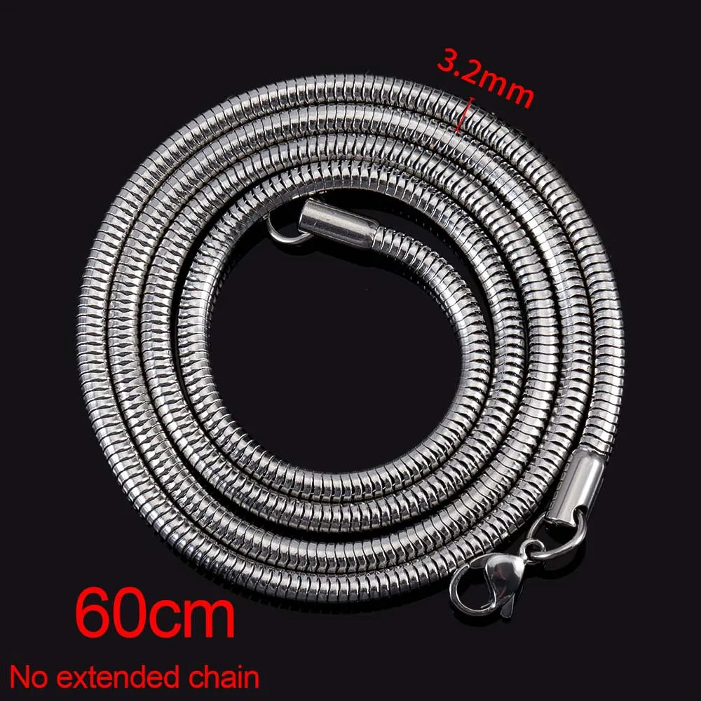 No Fade 5pcs Stainless Steel Twist Chain Necklace Box