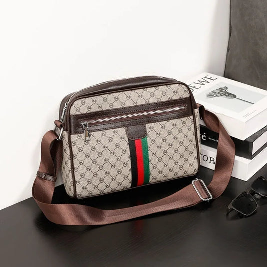 Monogram Crossbody Bag Letter Printed