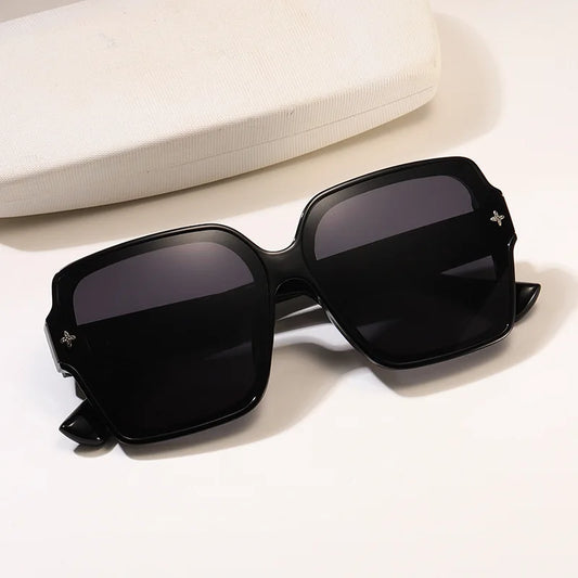 brand Square Frame Sunglasses