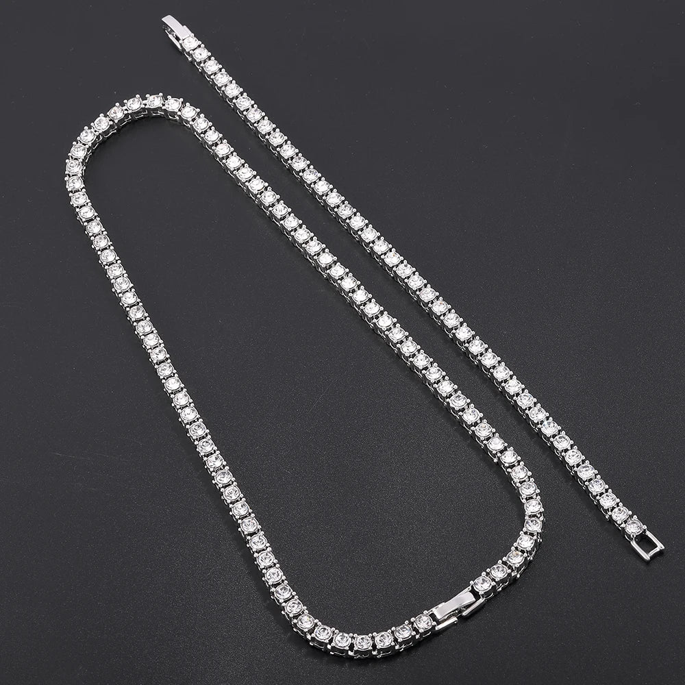Iced Out 4mm Tennis Chain 18/20inch
