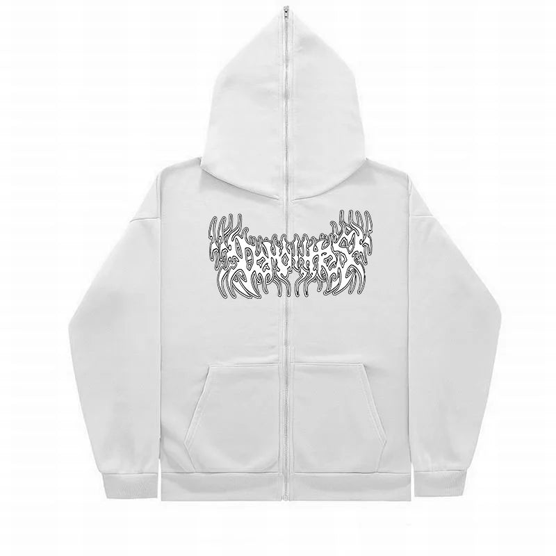 Zip Up Streetwear Y2K Hoodie