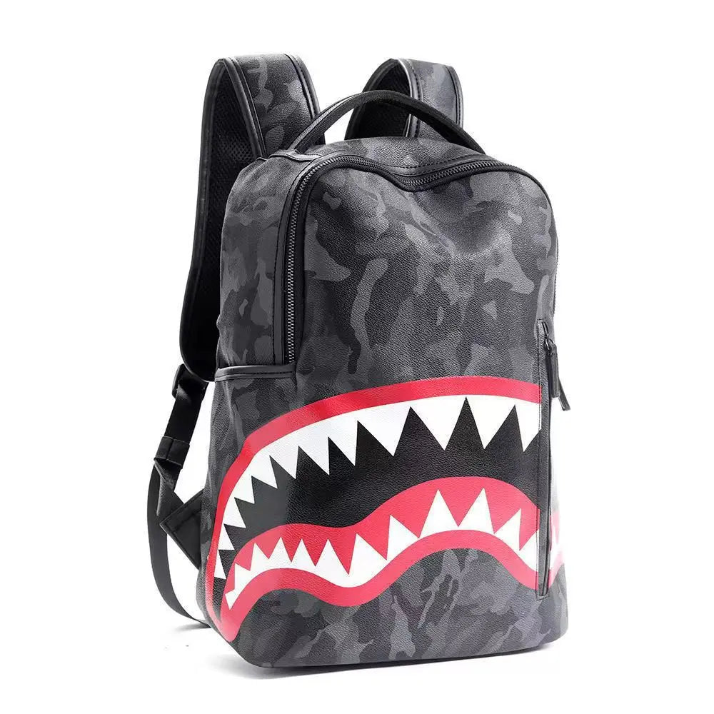 Men's Backpack Plaid High School College Bag 15-inch Laptop Rucksack