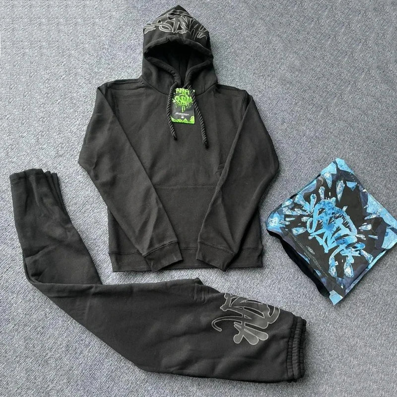 Brand Tracksuit Central Cee Cotton Hoodie