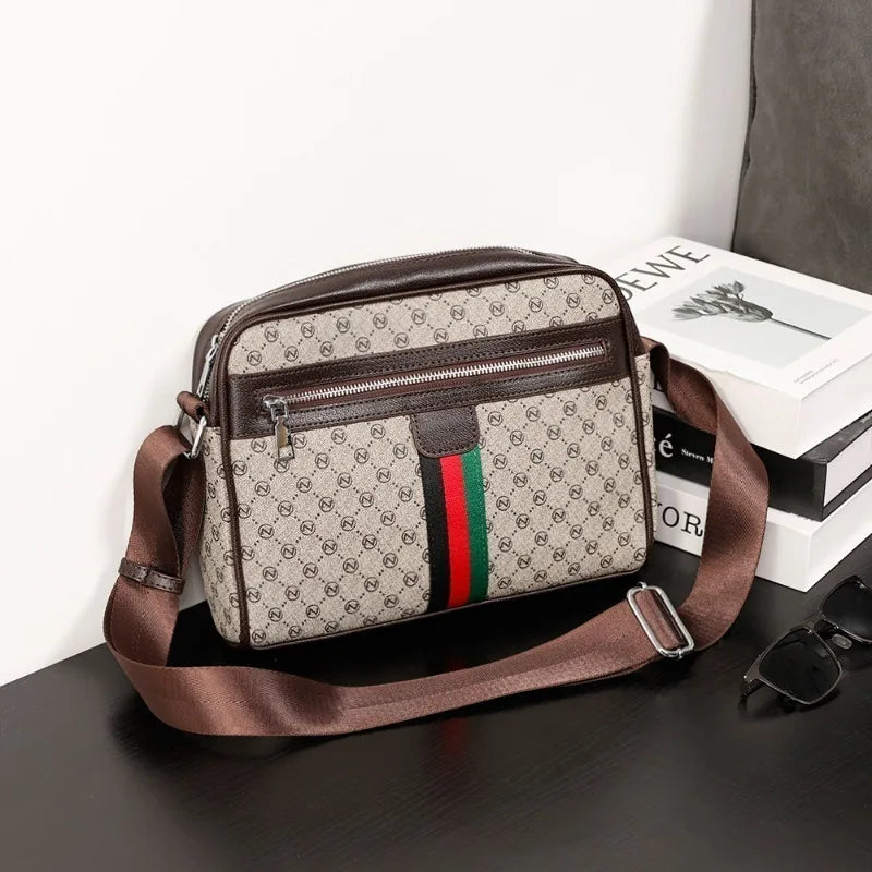 Monogram Crossbody Bag Letter Printed
