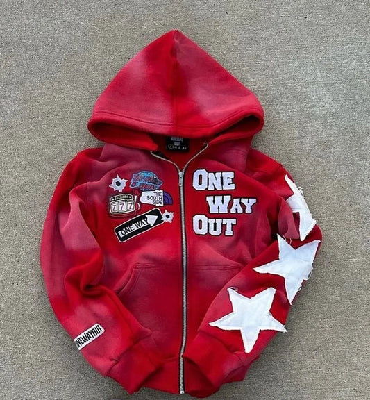 oversized hoodie Y2K